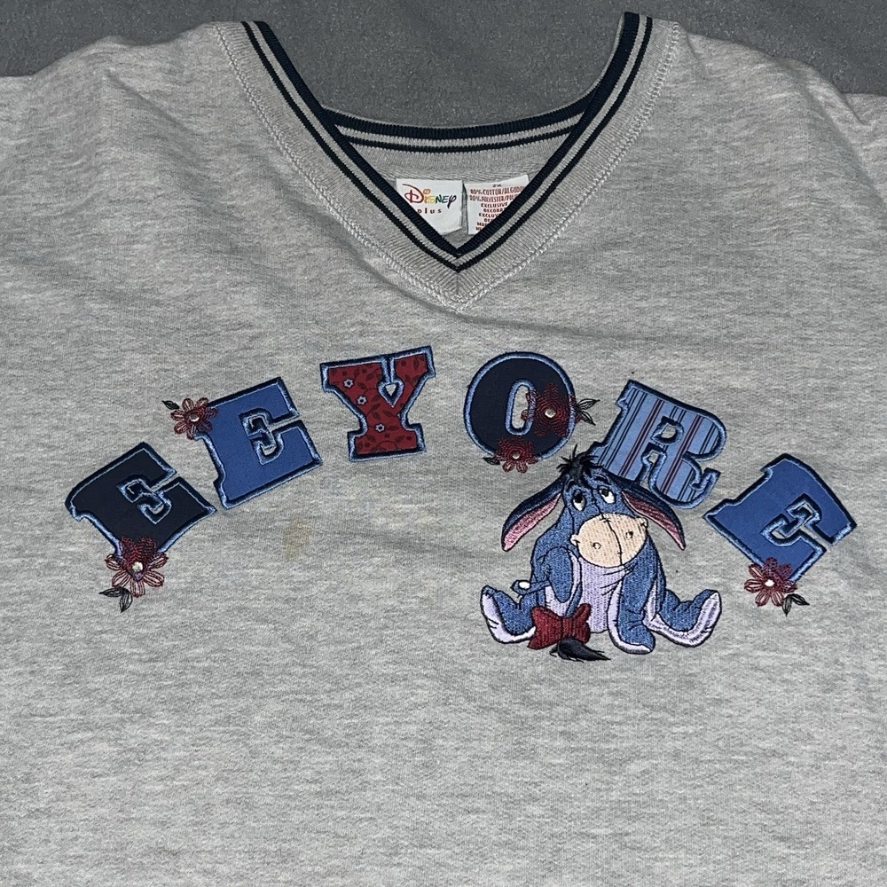 The Disney Store Winnie The Pooh Size 2X Eeyore Sweatshirt‎ Classic Vintage